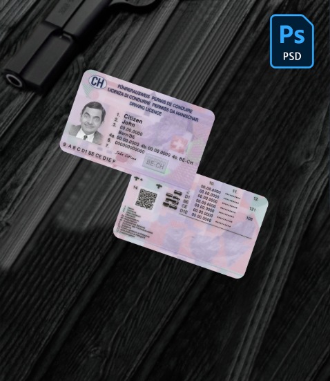 Switzerland driving license 2023-present PSD